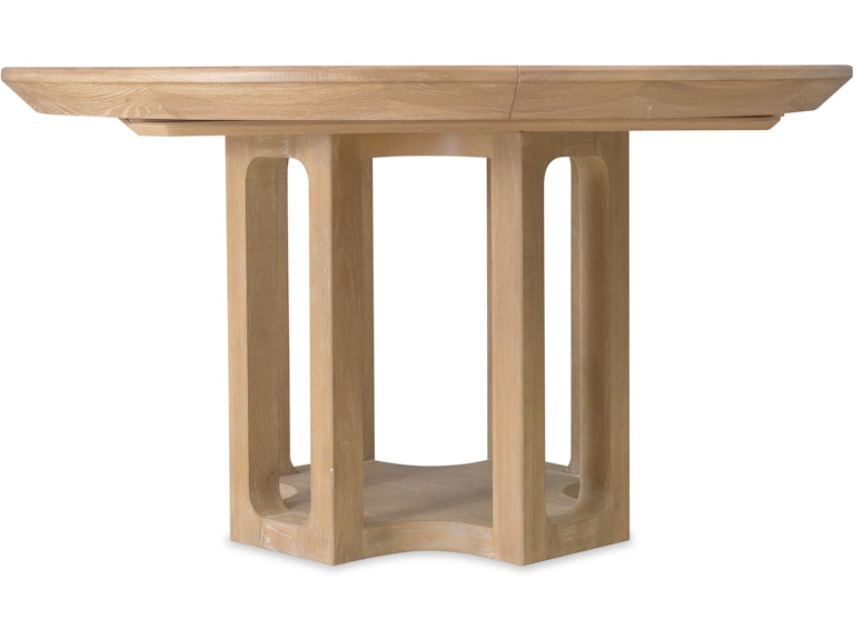Hooker Furniture Casual Dining Banyon Bay Round Dining Table with One 18-inch Leaf