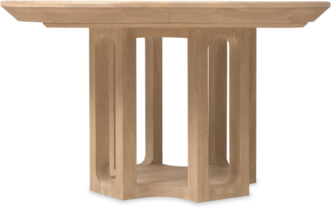 Hooker Furniture Casual Dining Banyon Bay Round Dining Table with One 18-inch Leaf