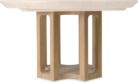 Hooker Furniture Casual Dining Banyon Bay Round Dining Table with One 18-inch Leaf