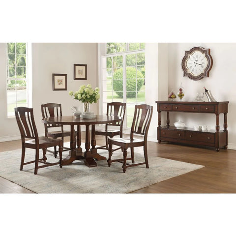 Tanner Cherry Dining Table Model 60835 By ACME Furniture