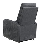 Coaster Howie Tufted Upholstered Power Lift Recliner Charcoal Model 609403P
