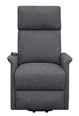 Coaster Herrera Power Lift Recliner with Wired Remote Charcoal Model 609406P