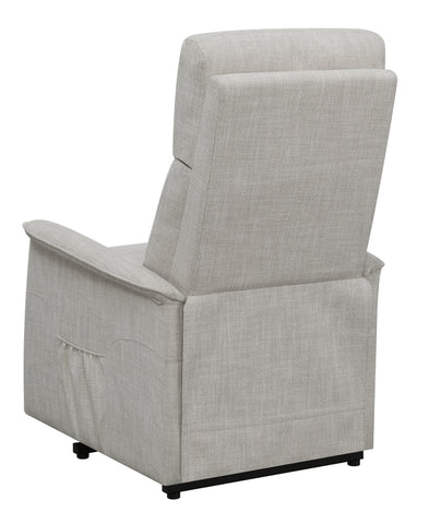 Coaster Herrera Power Lift Recliner with Wired Remote Beige Model 609407P
