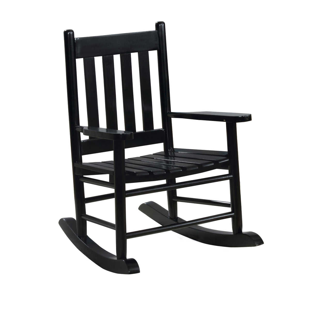 Coaster Annie Slat Back Youth Rocking Chair Black Model 609451
