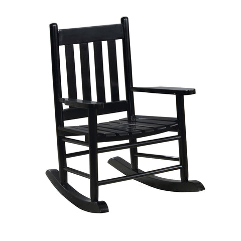 Coaster Annie Slat Back Youth Rocking Chair Black Model 609451