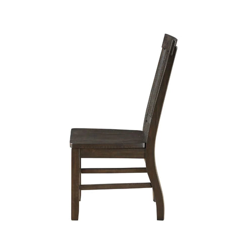 Maisha Rustic Walnut Side Chair Model 61032 By ACME Furniture