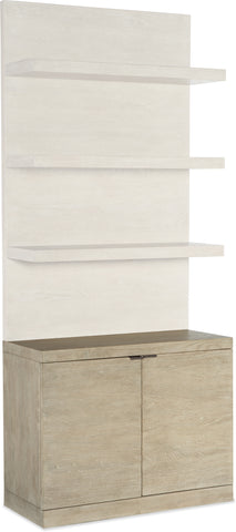 Hooker Furniture Home Office Cascade Bookcase Base and Hutch