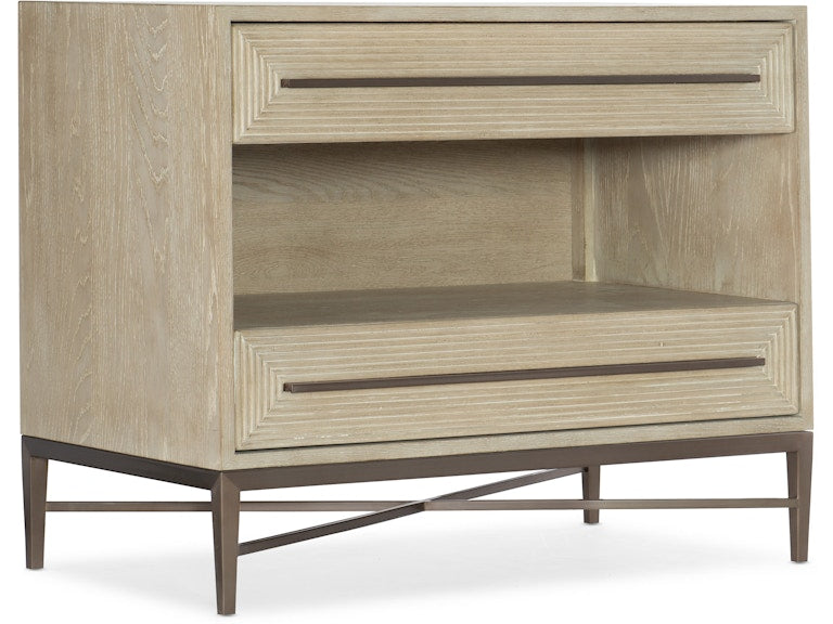 Hooker Furniture Bedroom Cascade Two-Drawer Nightstand