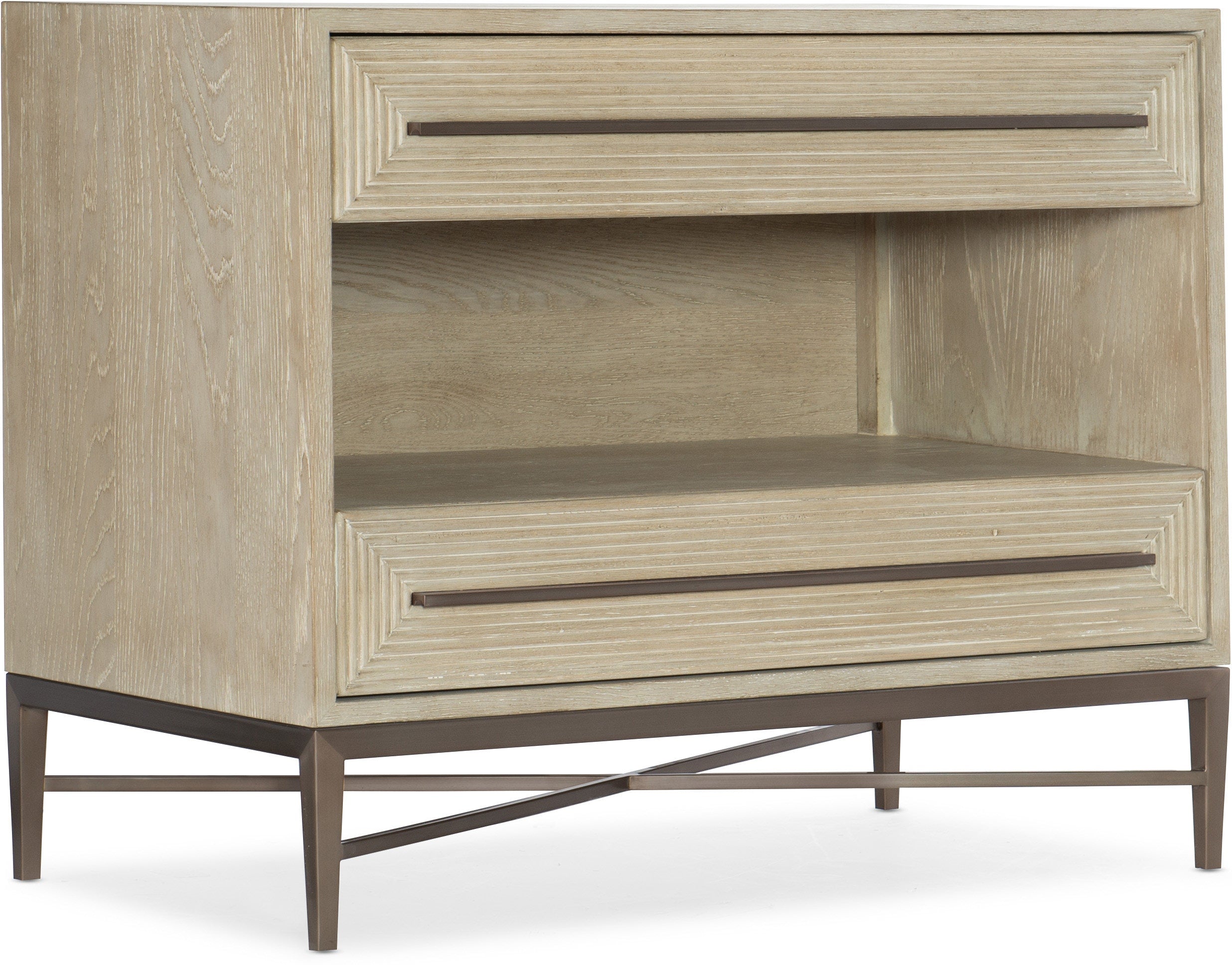Hooker Furniture Bedroom Cascade Two-Drawer Nightstand