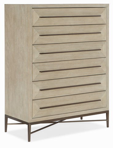 Hooker Furniture Bedroom Cascade Six-Drawer Chest