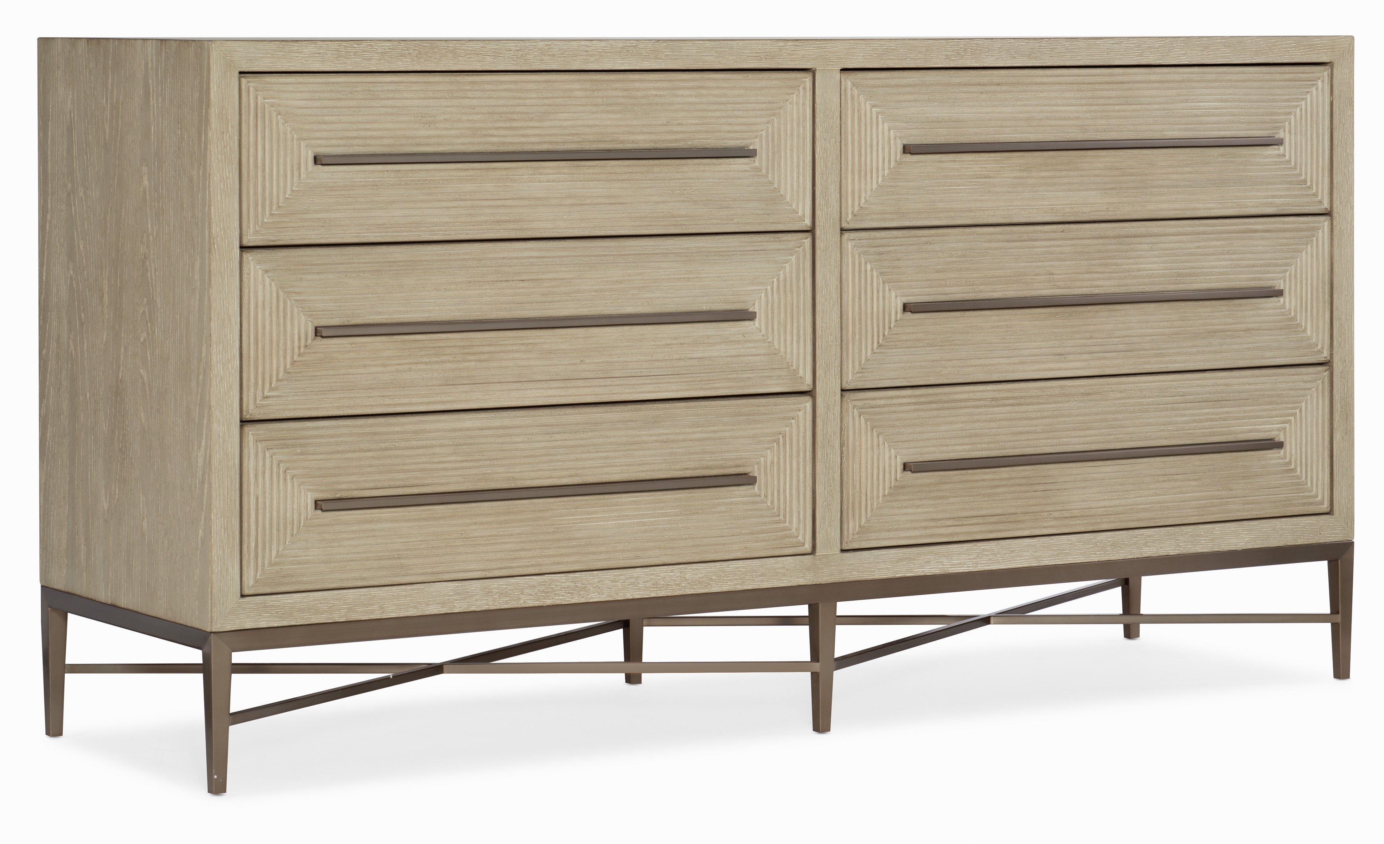 Hooker Furniture Bedroom Cascade Six-Drawer Dresser