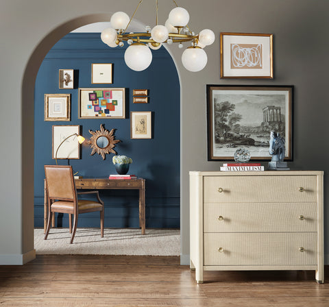Hooker Furniture Bedroom Archives Raffia Three-Drawer Chest