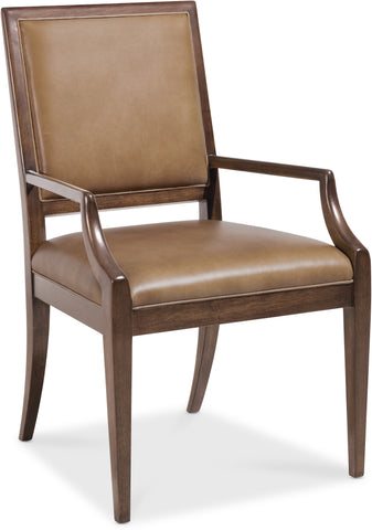Hooker Furniture Casual Dining Archives Leather Arm Chair-2 per ctn/price ea