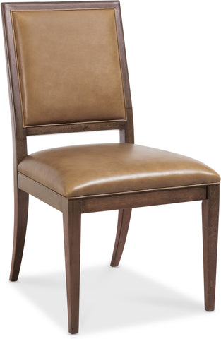 Hooker Furniture Casual Dining Archives Leather Side Chair-2 per ctn/price ea