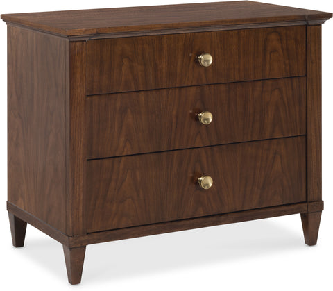 Hooker Furniture Bedroom Archives Three-Drawer Nightstand