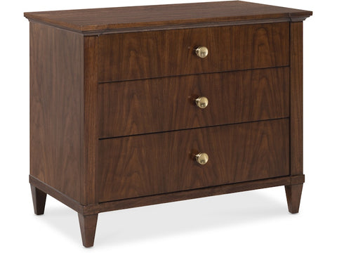 Hooker Furniture Bedroom Archives Three-Drawer Nightstand