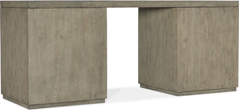 Hooker Furniture Home Office Linville Falls Desk - 72in Top-2 Small Files
