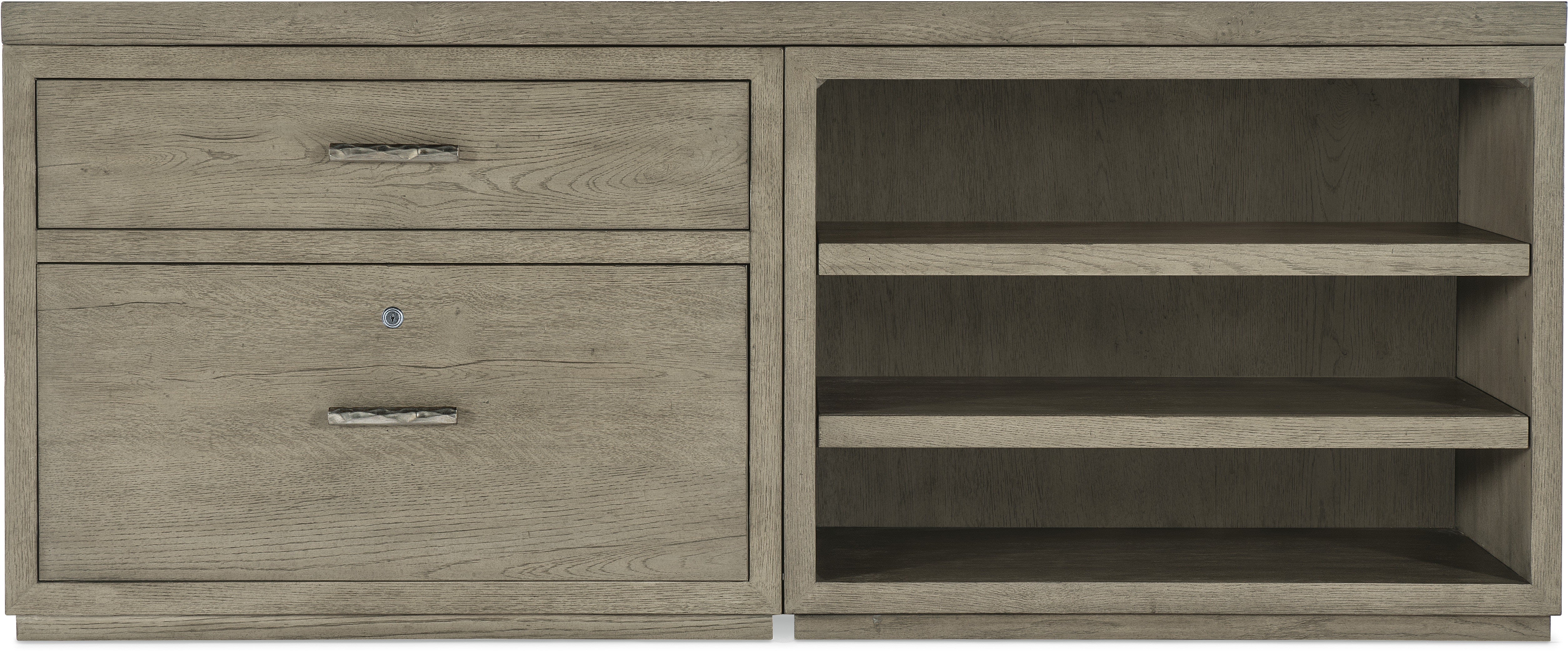Hooker Furniture Home Office Linville Falls Credenza - 72in Top-Lateral File and Open