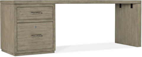 Hooker Furniture Home Office Linville Falls Desk - 84in Top-Small File and Leg