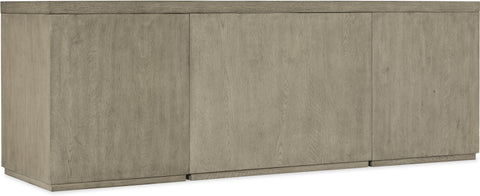 Hooker Furniture Home Office Linville Falls Credenza - 84in Top-2 Small Files and Open