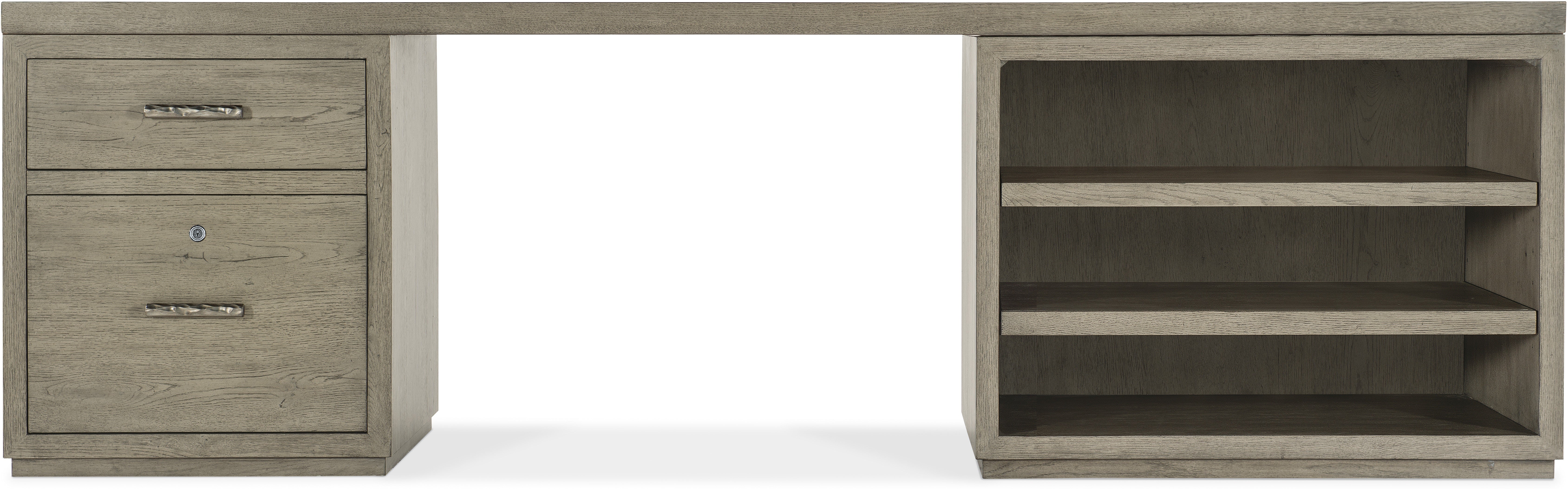 Hooker Furniture Home Office Linville Falls Desk - 96in Top-Small File and Open