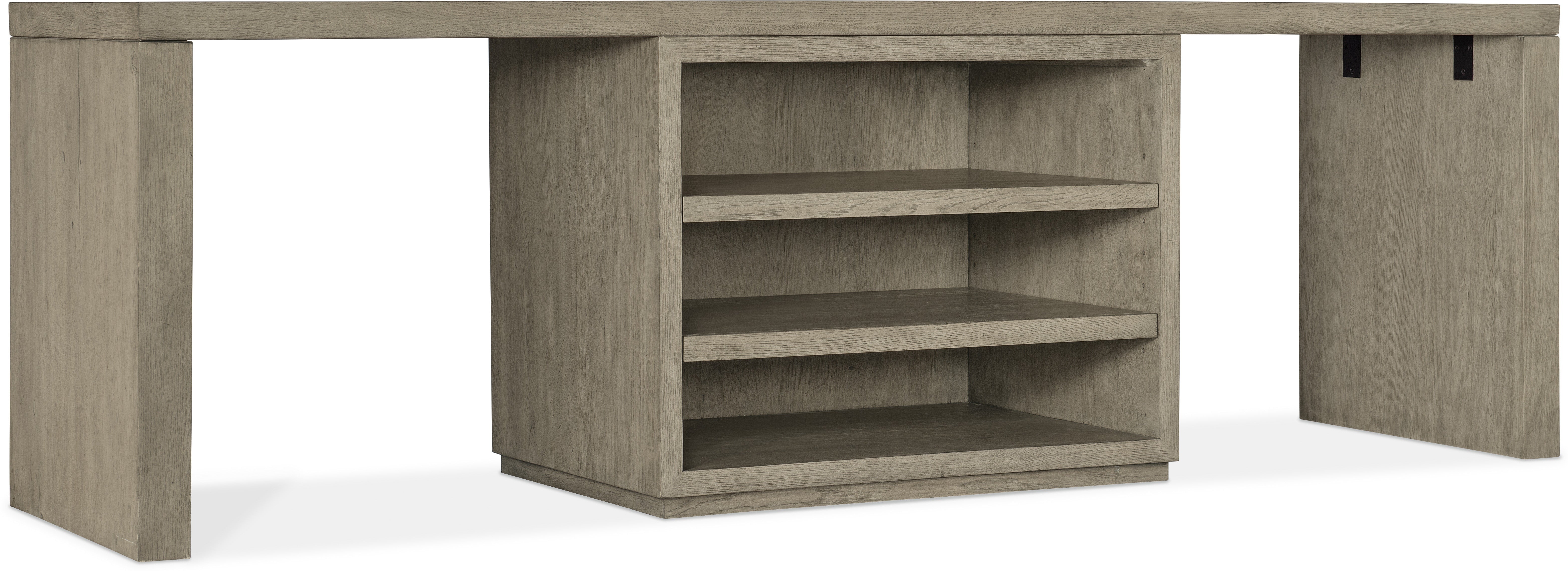 Hooker Furniture Home Office Linville Falls Desk - 96in Top-Open and 2 Legs