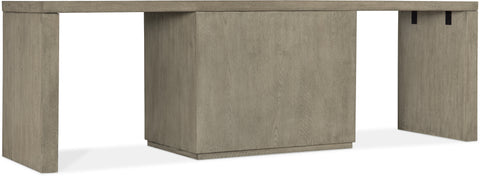 Hooker Furniture Home Office Linville Falls Desk - 96in Top-Lateral File and 2 Legs