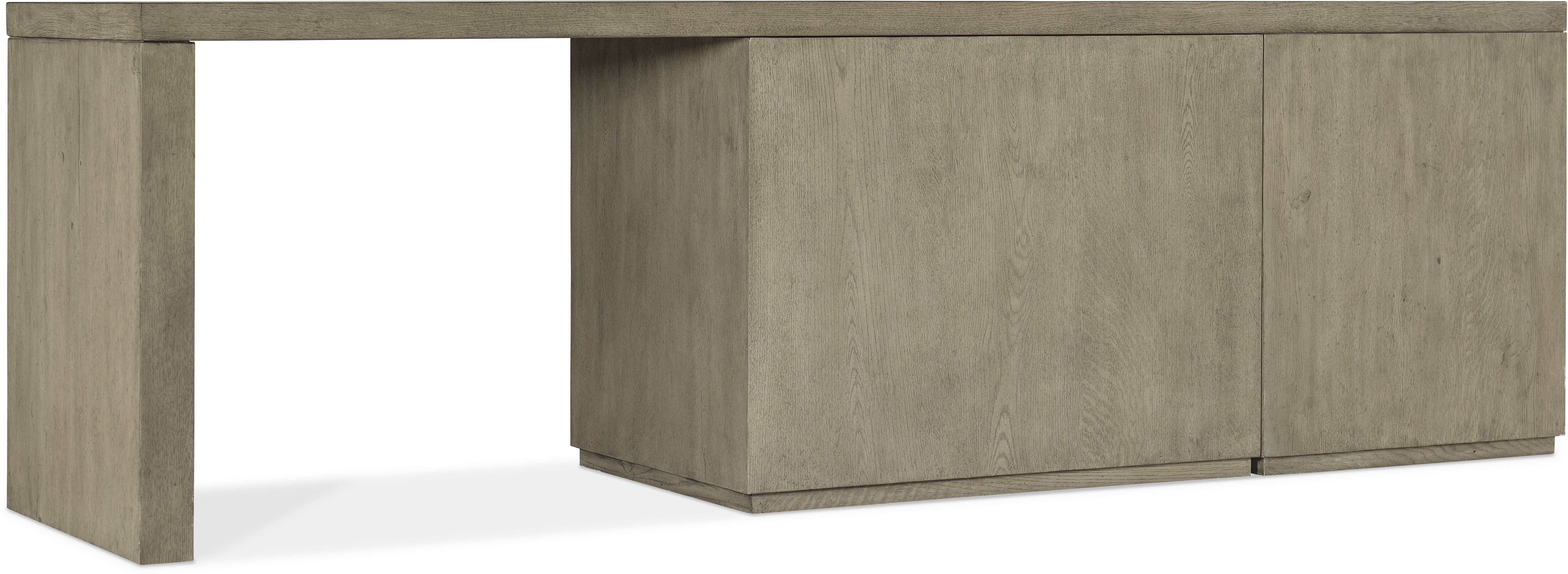 Hooker Furniture Home Office Linville Falls Desk - 96in Top-Small File-Open and Leg