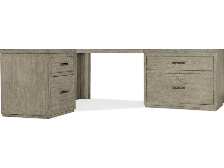 Hooker Furniture Home Office Linville Falls Corner Combo-24in-36in Tops-Lateral and Small File