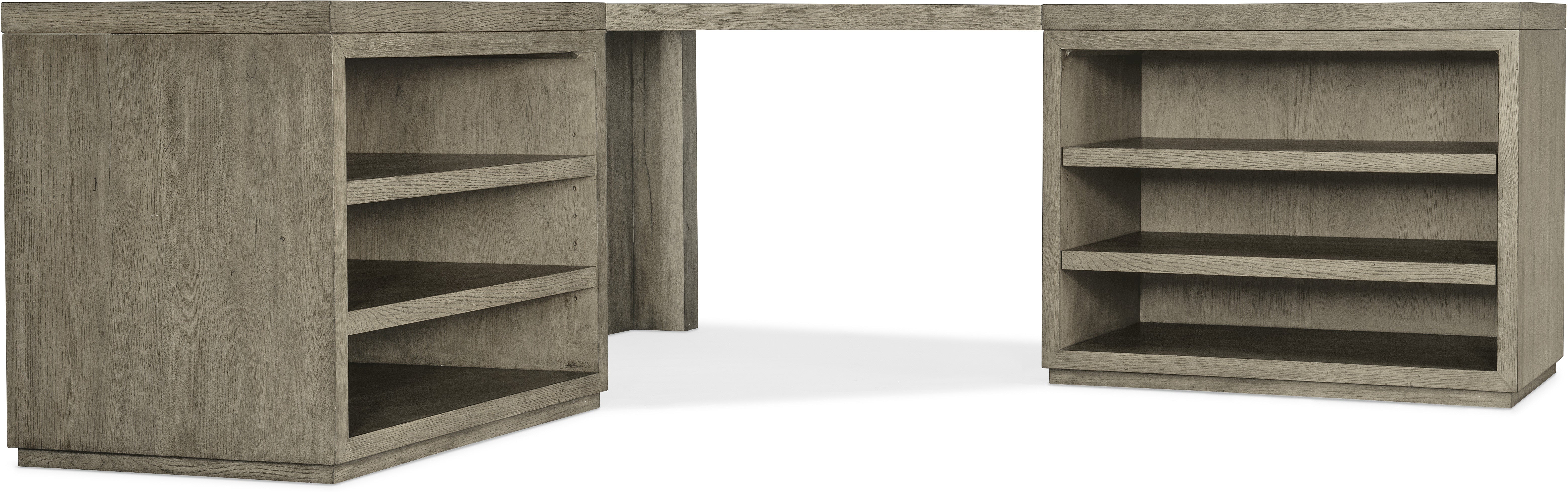 Hooker Furniture Home Office Linville Falls Corner Combo-2-36in Tops-2 Open