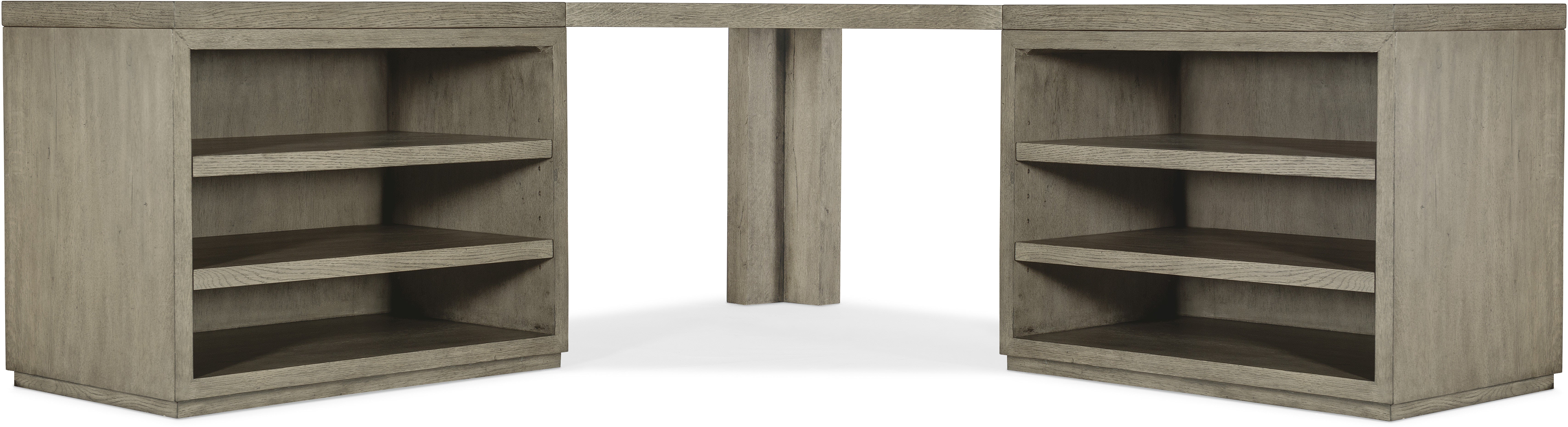 Hooker Furniture Home Office Linville Falls Corner Combo-2-36in Tops-2 Open