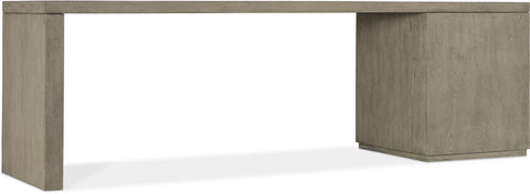 Hooker Furniture Home Office Linville Falls Desk - 96in Top-Small File and 1 Leg