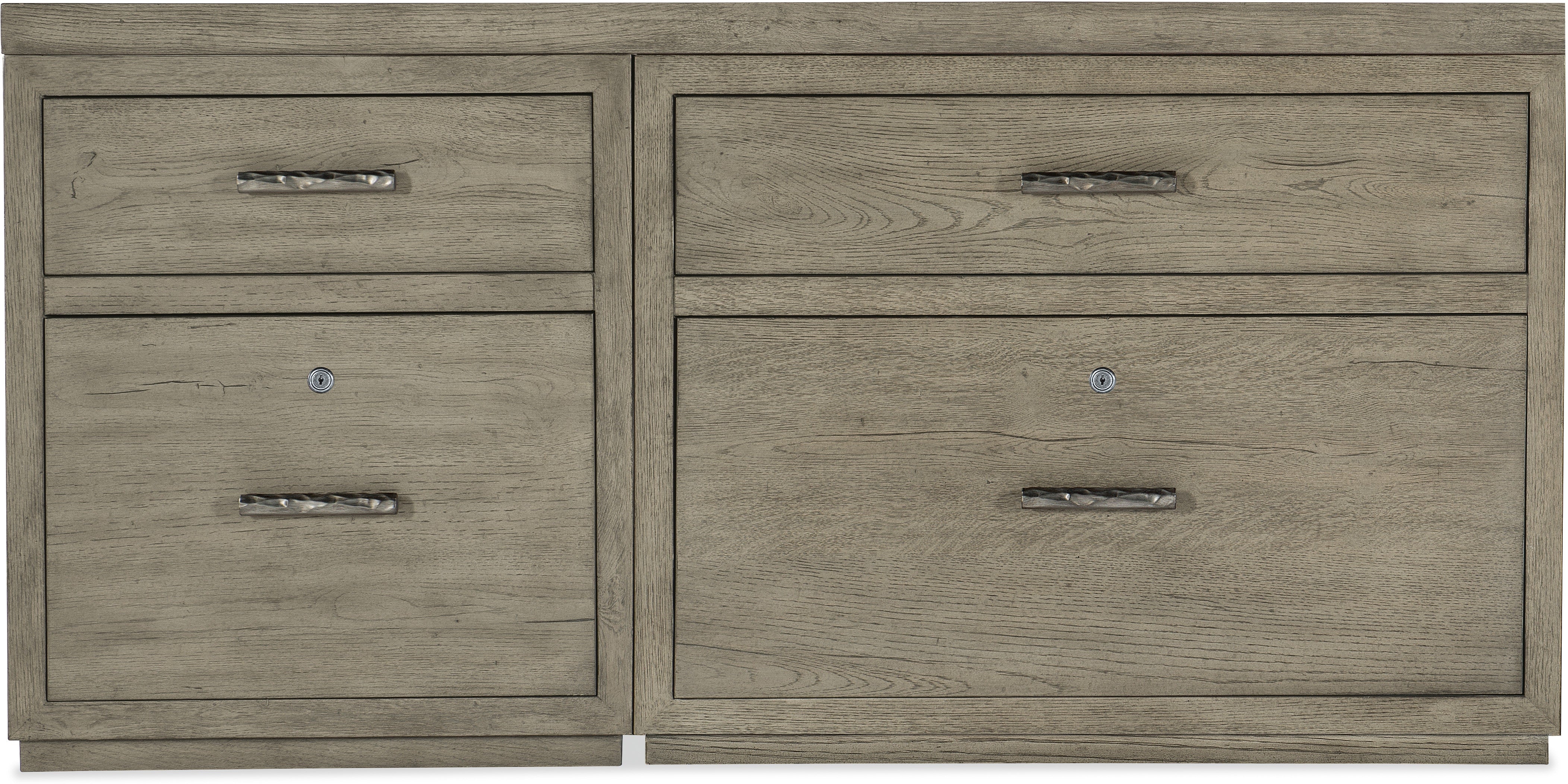 Hooker Furniture Home Office Linville Falls Credenza - 60in Top-Small File and Lateral File