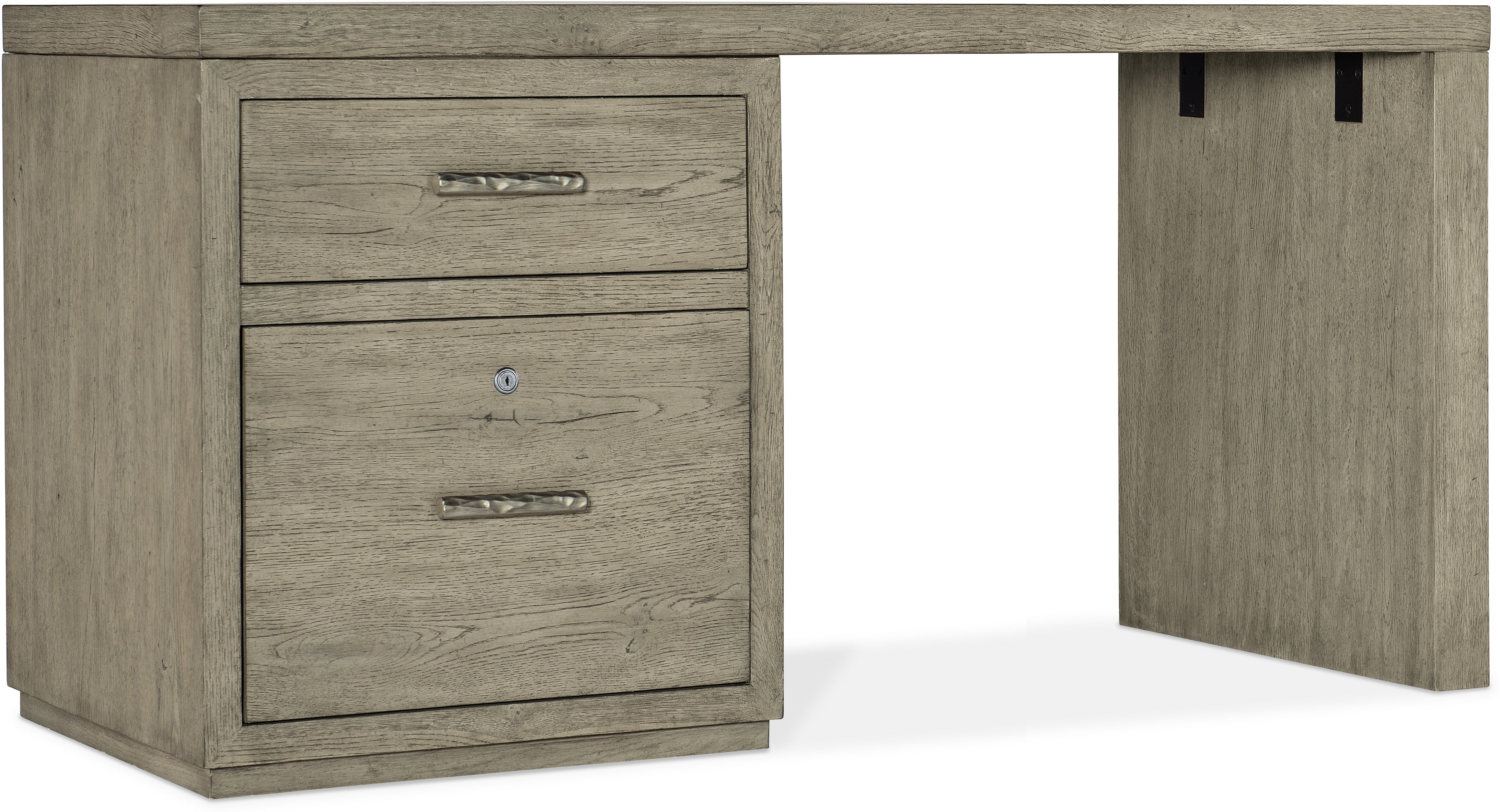 Hooker Furniture Home Office Linville Falls Desk - 60in Top-Small File and Leg