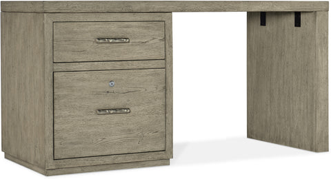 Hooker Furniture Home Office Linville Falls Desk - 60in Top-Small File and Leg