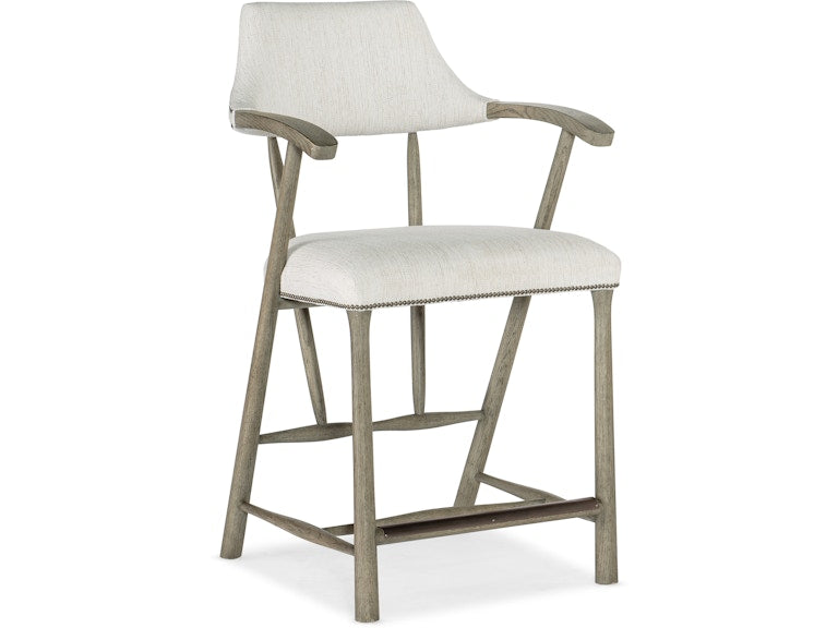 Hooker Furniture Casual Dining Linville Falls Stack Rock Counter Stool