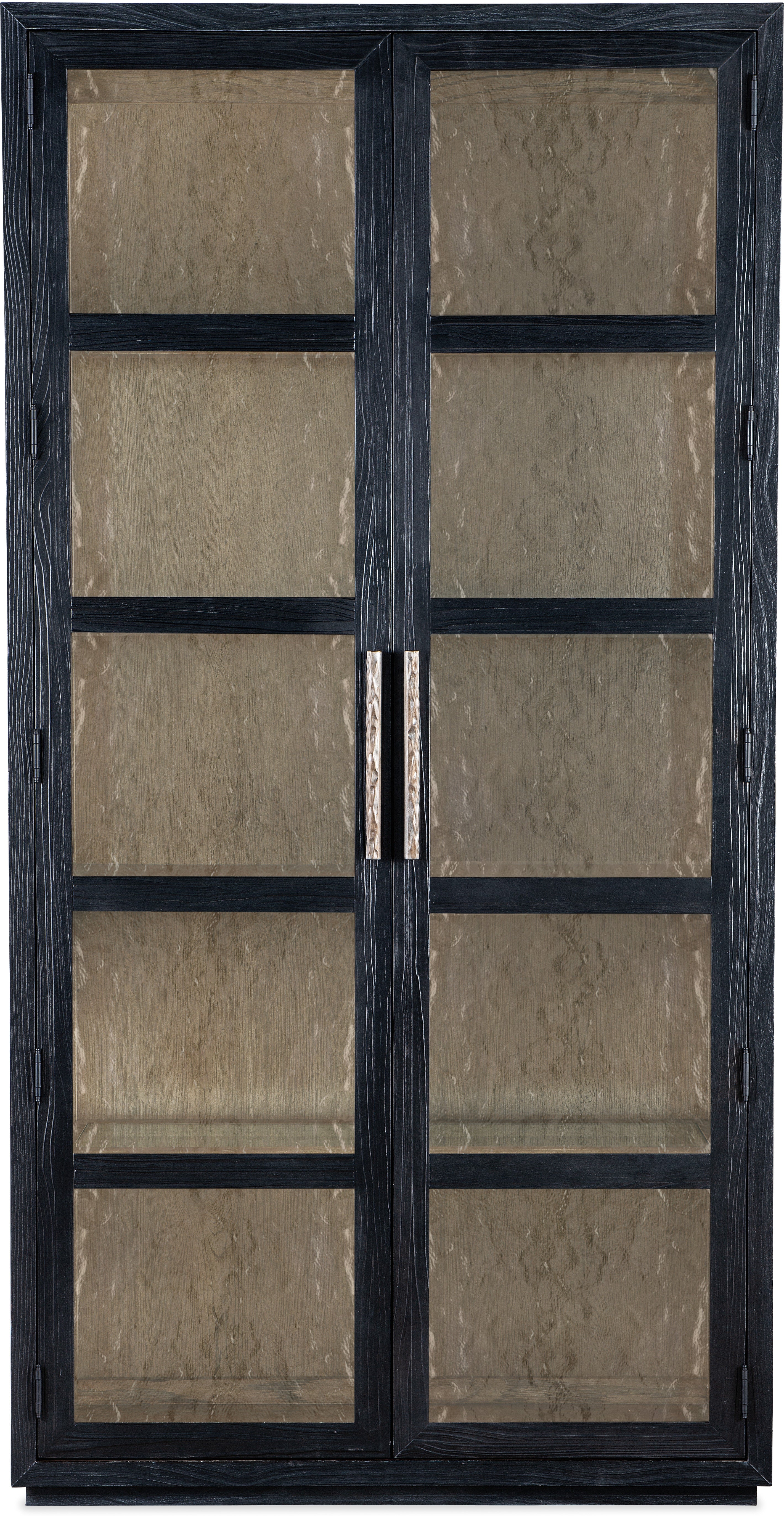 Hooker Furniture Casual Dining Linville Falls Shou Sugi Ban Curio Cabinet