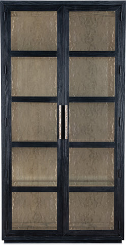 Hooker Furniture Casual Dining Linville Falls Shou Sugi Ban Curio Cabinet
