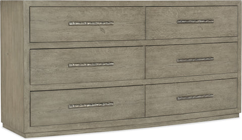 Hooker Furniture Bedroom Linville Falls Chimney Gap Six Drawer Dresser