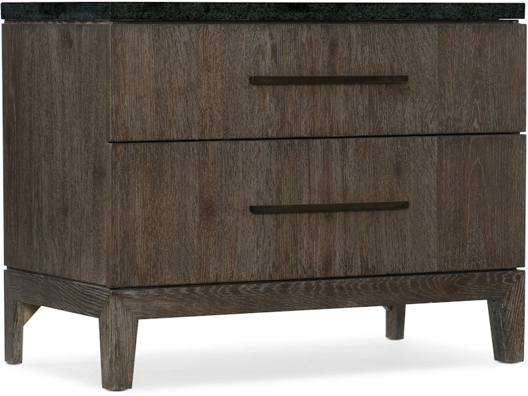 Hooker Furniture Bedroom Miramar Aventura San Marcos Stone Top Nightstand