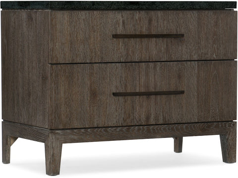 Hooker Furniture Bedroom Miramar Aventura San Marcos Stone Top Nightstand