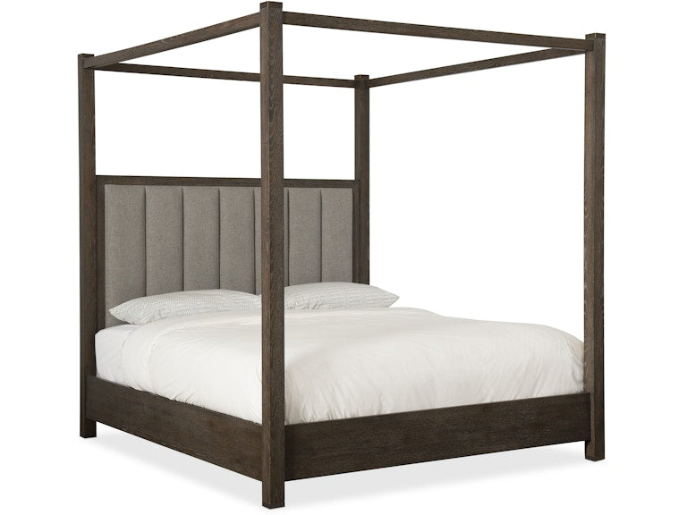 Hooker Furniture Bedroom Miramar Aventura Jackson King Poster Bed w-Tall Posts & Canopy