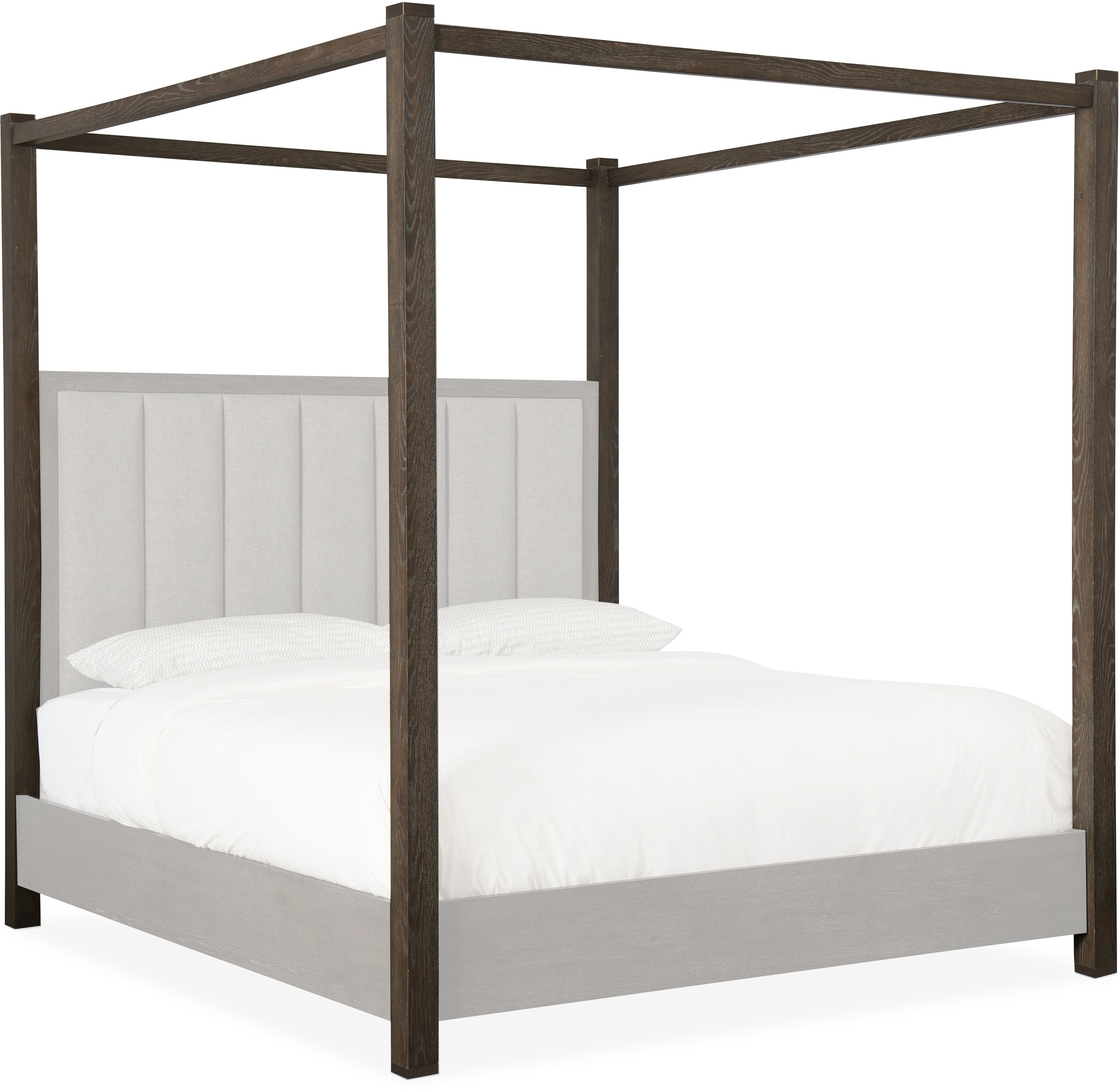 Hooker Furniture Bedroom Miramar Aventura Jackson King Poster Bed w-Tall Posts & Canopy