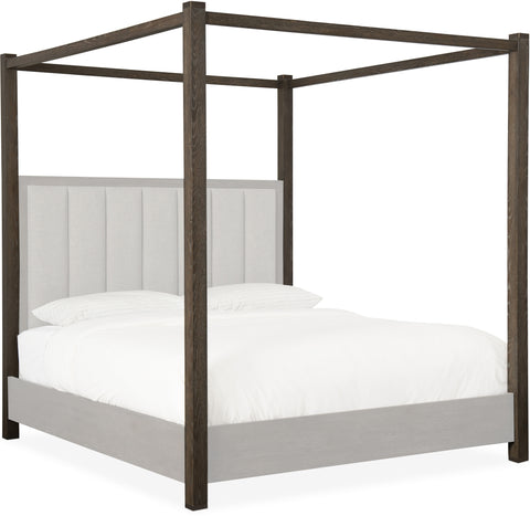 Hooker Furniture Bedroom Miramar Aventura Jackson King Poster Bed w-Tall Posts & Canopy