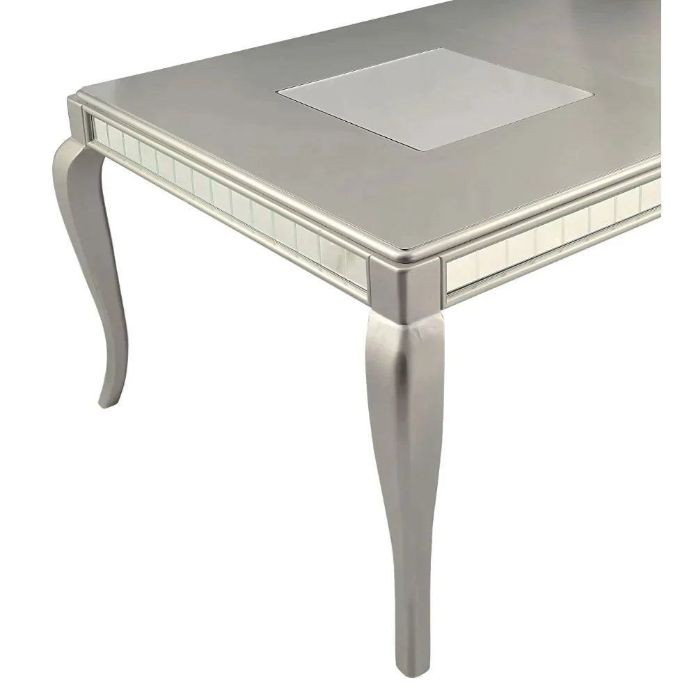 Francesca Champagne Dining Table Model 62080 By ACME Furniture