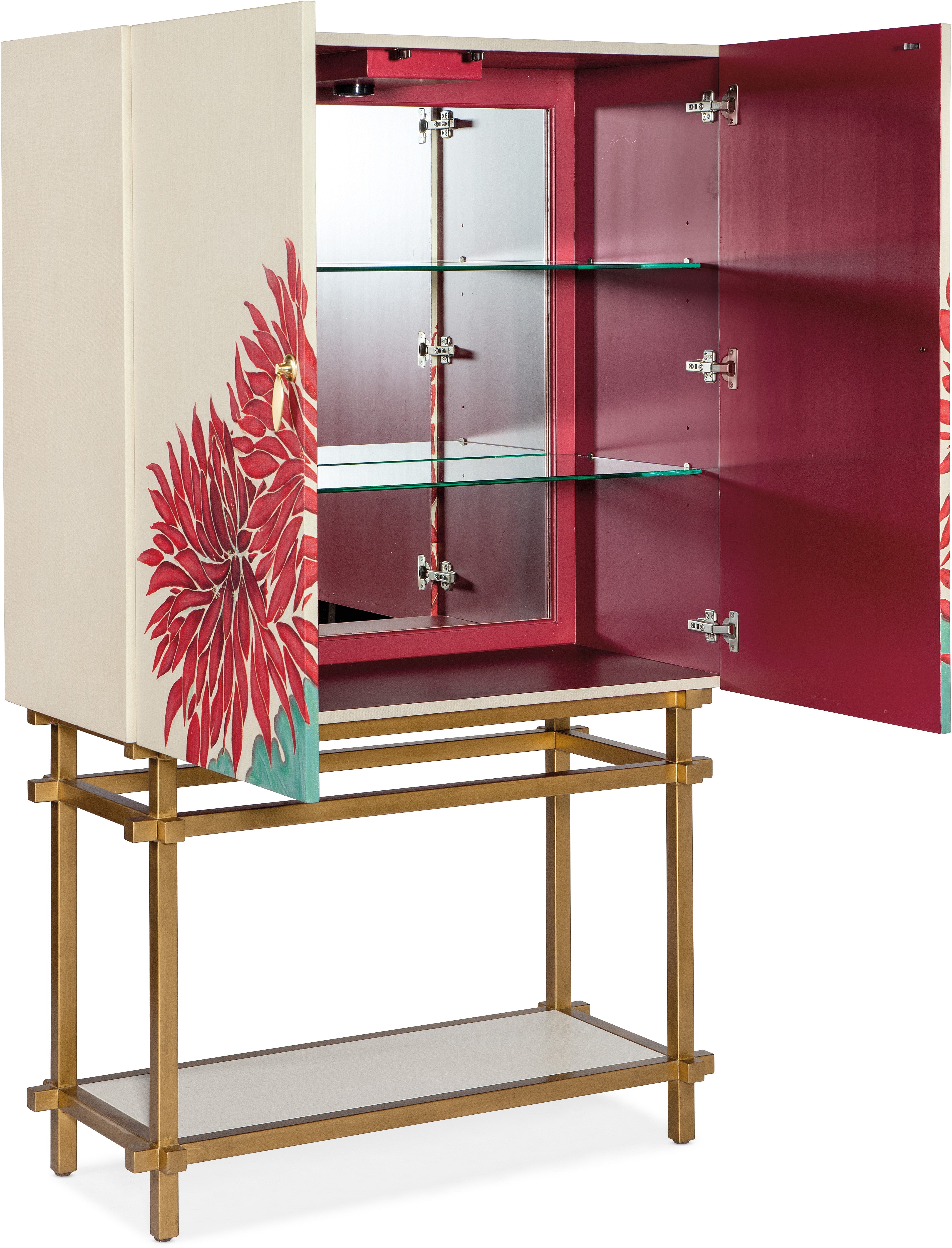 Hooker Furniture Casual Dining Melange Patrisha Bar Cabinet