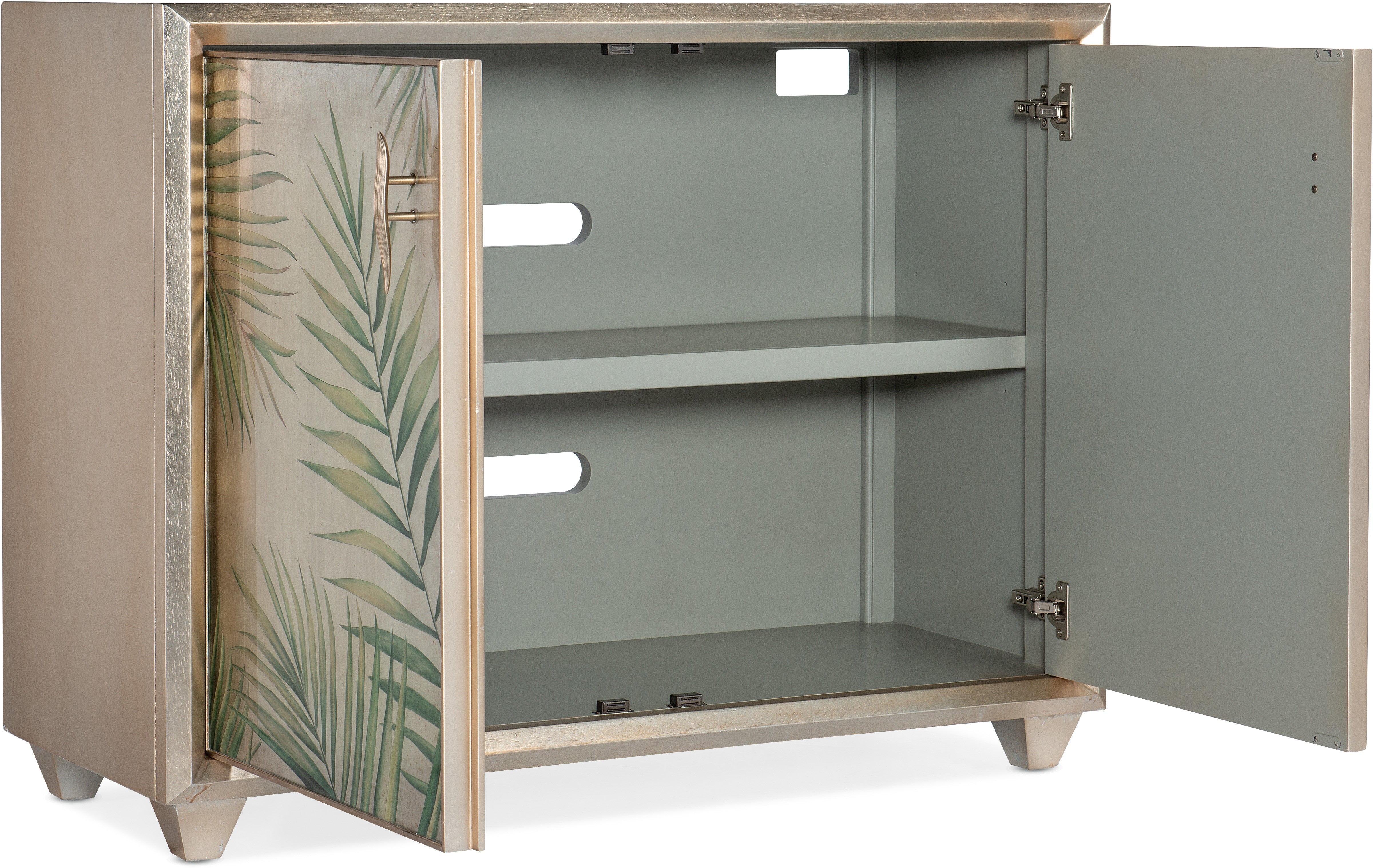 Hooker Furniture Living Room Melange Lets Be Fronds Two Door Chest