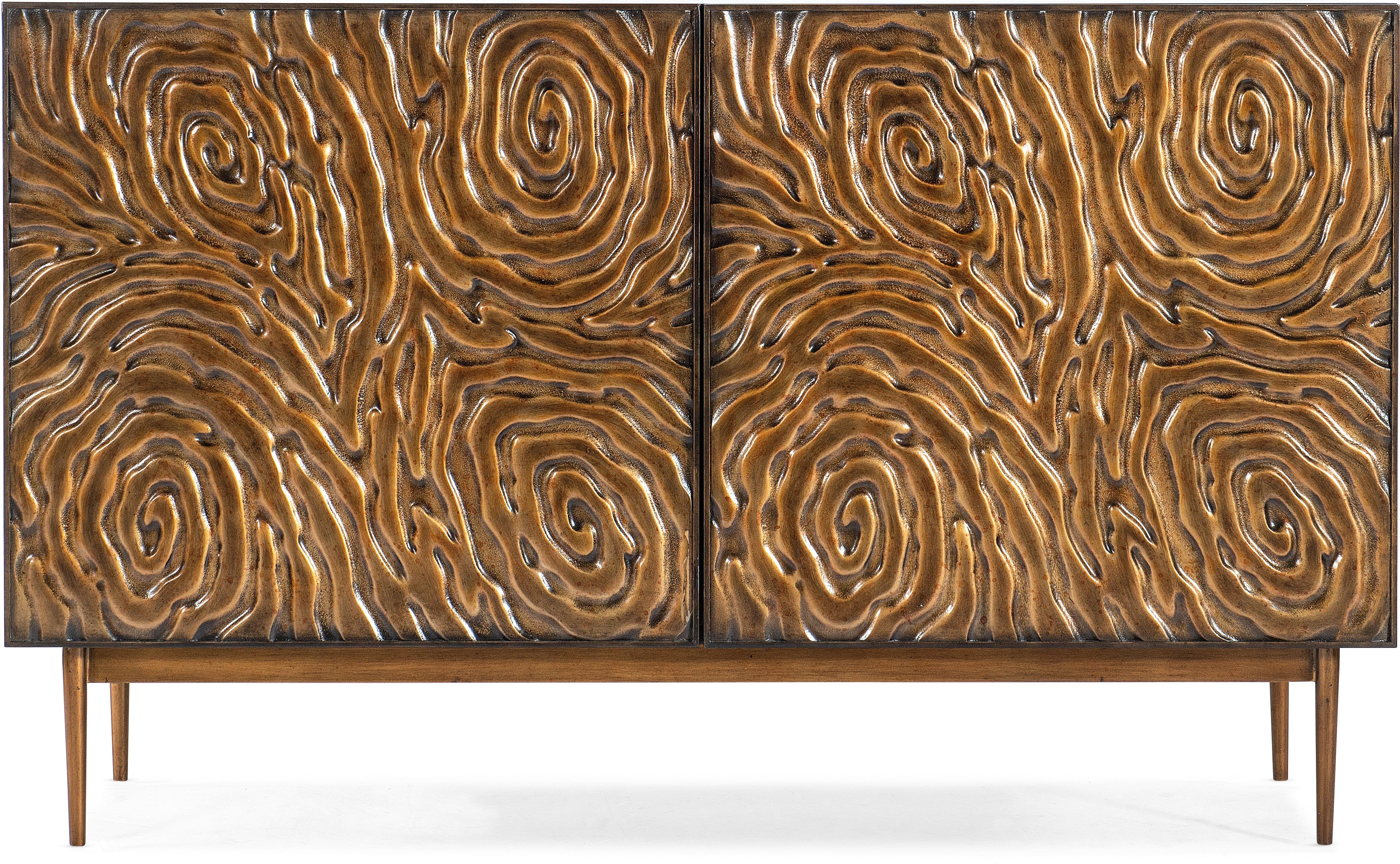 Hooker Furniture Living Room Melange Fingerprints Two Door Credenza