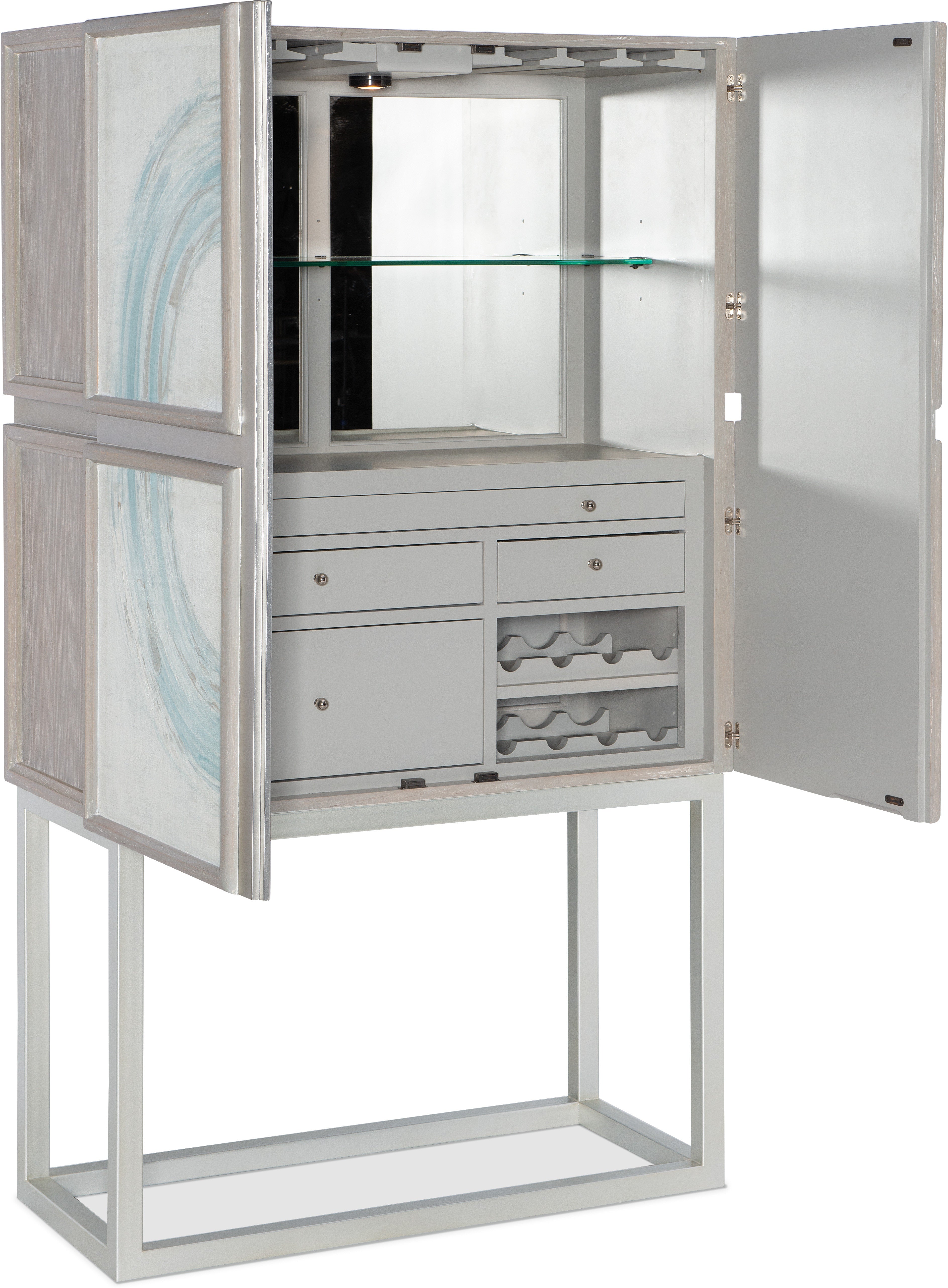 Hooker Furniture Casual Dining Melange Kandin Bar Cabinet