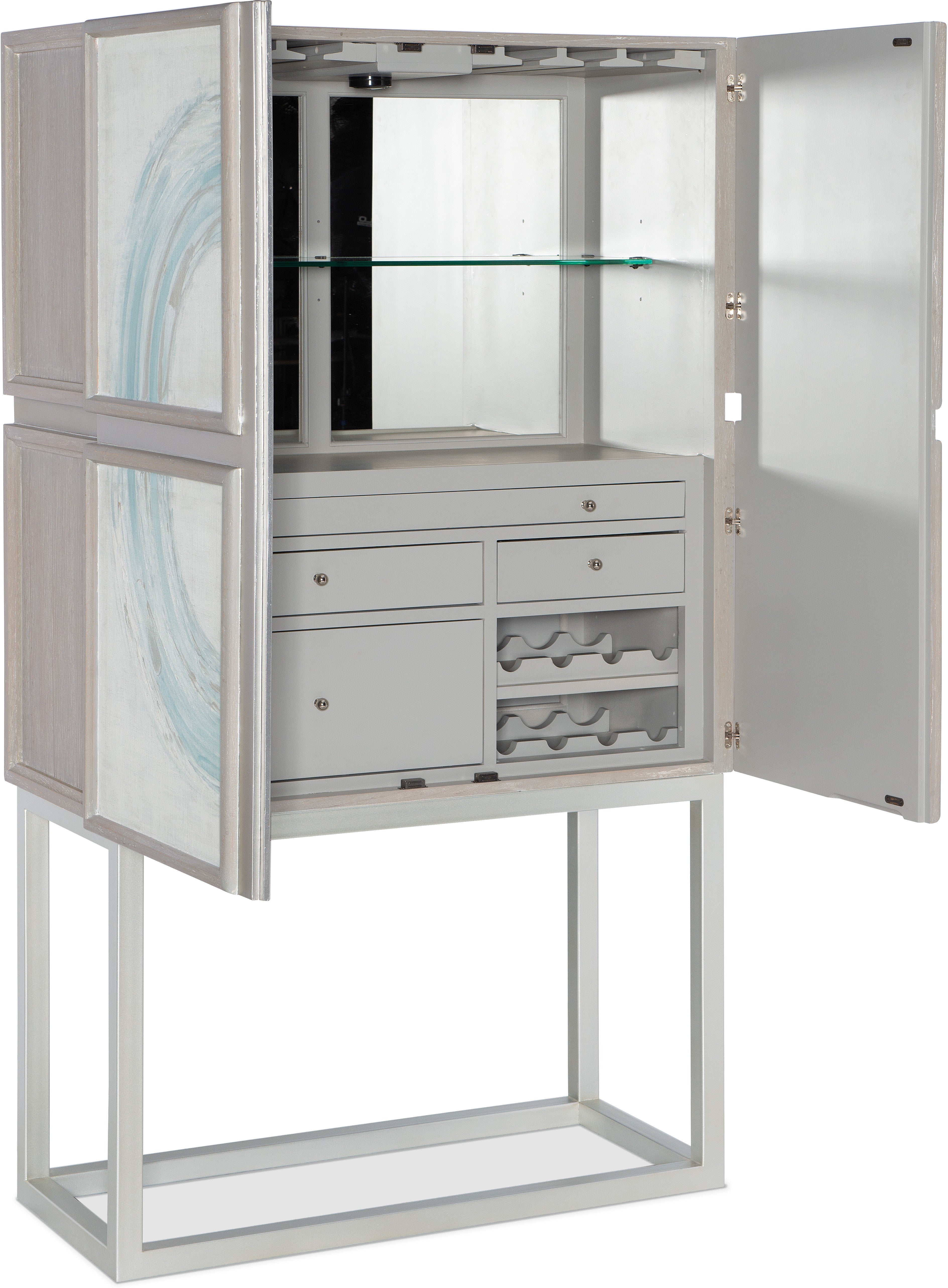 Hooker Furniture Casual Dining Melange Kandin Bar Cabinet